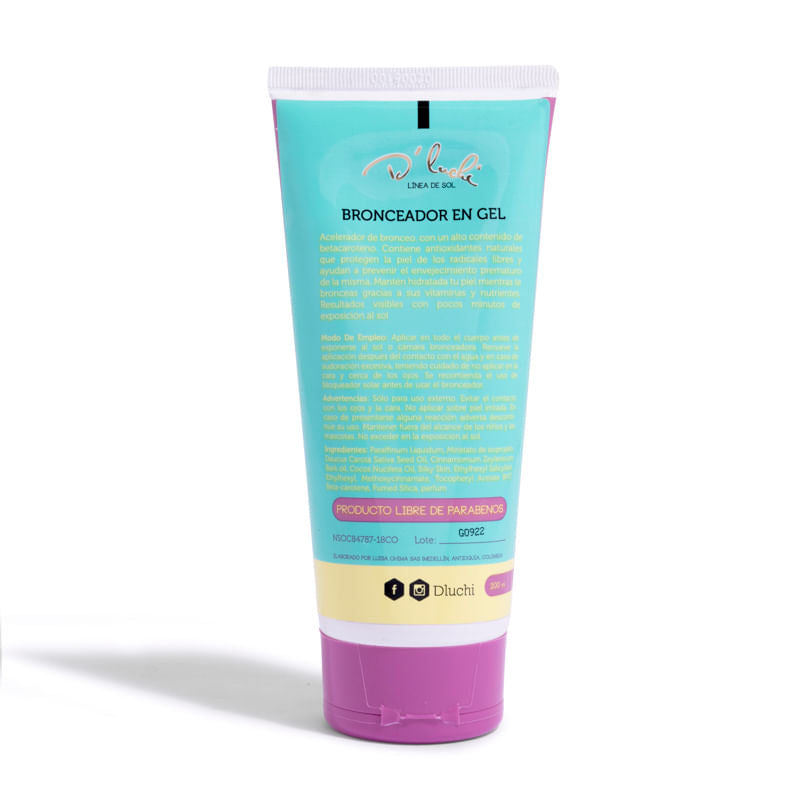 Bronceador en Gel 200 ml