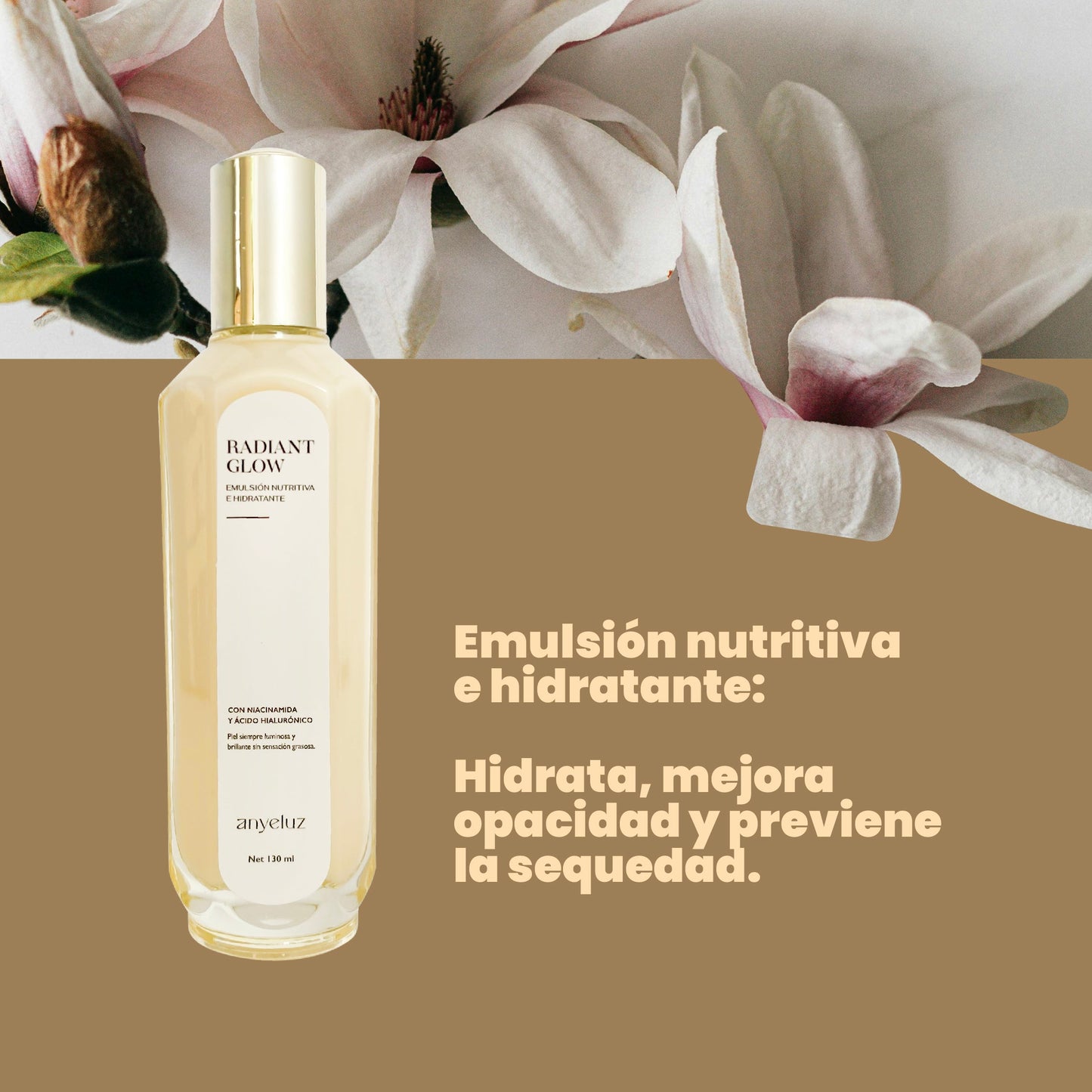 Radiant Glow Emulsion Nutritiva e Hidratante 130 ml