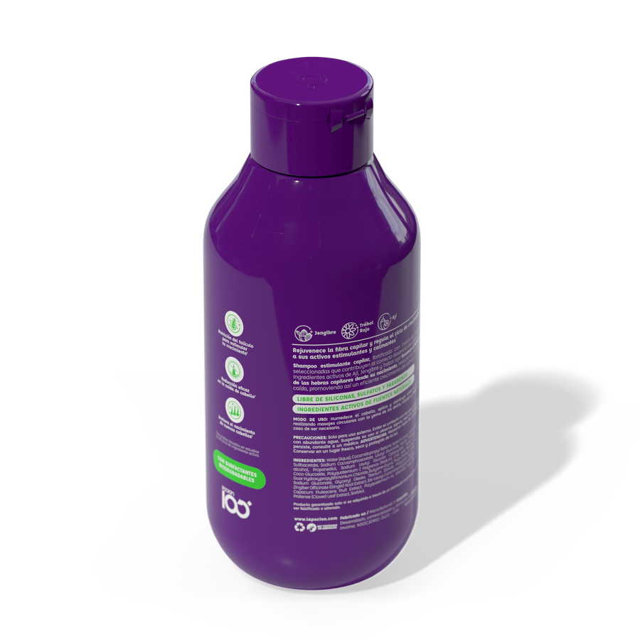 Poción+ Shampoo Crecimiento y Control Caída  450 ml